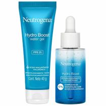 Neutrogena Hydro Boost Kit Gel Hidratante Facial FPS25 + Sérum Hidratante