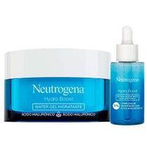 Neutrogena Hydro Boost Kit Hidratante Facial Water Gel + Sérum Hidratante
