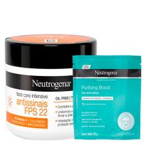 Neutrogena Kit - Face Care Antissinais + Máscara Hydrogel