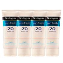Neutrogena Kit - Protetor Solar Fps70 Neutrogena Sun Fresh X4