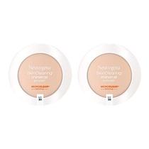 Neutrogena SkinClearing Mineral Acne-Concealing Preceded Powder Compact, Shine-Free & Oil-Absorge Makeup with Salicylic Acid to Cover, Treat & Prevent Acne Breakouts, Buff 30.38 oz (Pack of 2)
