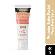 Neutrogena Sun Fresh Derm Care 40gr Fps70 Pele Normal A Seca Com Cor