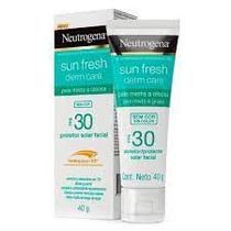 Neutrogena Sun Fresh Derm Care FPS 30 - Protetor Solar Facial 40g