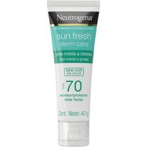 Neutrogena Sun Fresh Derm Care FPS 70 - Protetor Solar Facial 40g Neutrogena Sun Fresh Derm Care FPS 70 - Protetor Solar Facial 40g