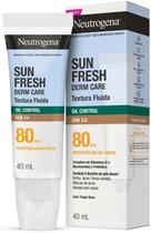 Neutrogena Sun Fresh Derm Care Oil Control Fluido Cor 3.0 Protetor Solar Facial FPS80 40ml Neutrogena Sun Fresh Derm Care Oil Control Fluido Cor 3.0 Protetor Solar Facial FPS80 40ml