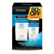 Neutrogena Sun Fresh Protetor Solar FPS50 200ml Neutrogena Sun Fresh Protetor Solar FS50 120ml