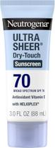 Neutrogena Ultra Sheer Broad Spectrum Sunscreen SPF 70, 3 Ounce