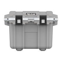 Nevera Pelican Elite 30 Cuartos Cemento/Blanco
