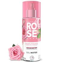 Névoa corporal perfumada Solinotes Paris Rose 250ml para mulheres Névoa corporal perfumada Solinotes Paris Rose 250ml para mulheres