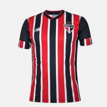 New Balance Camisa Away Spfc 2024 Torcedor Masculina Vermelho/Branco/Preto