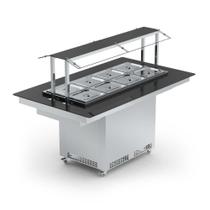 New Buffet Restaurante Central Frio 8 Cubas NBRCF8 220V - Refrimate New Buffet Restaurante Central Frio 8 Cubas NBRCF8 220V - Refrimate