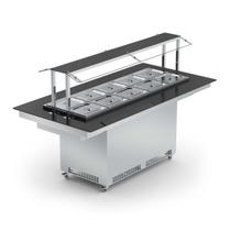 New Buffet Restaurante Central Quente 10 Cubas NBRCQ10 220V - Refrimate New Buffet Restaurante Central Quente 10 Cubas NBRCQ10 220V - Refrimate