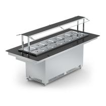 New Buffet Restaurante Central Quente 12 Cubas NBRCQ12 220V - Refrimate