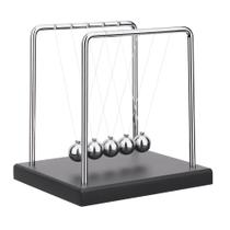Newton's Cradle SEVNPRIME 5 contas grandes com base de madeira Newton's Cradle SEVNPRIME 5 contas grandes com base de madeira