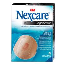 Nexcare curativos tegaderm com 4 unidades