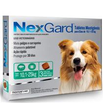 Nexgard 10 a 25kg - 3 comprimido