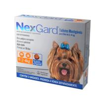 NexGard 11,3 mg para Cães de 2 a 4 Kg - 3 Tabletes