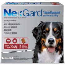 NexGard 136 mg - Cães de 25,1 a 50 Kg cx com 1 tablete - Boehringer Ingelheim NexGard 136 mg - Cães de 25,1 a 50 Kg cx com 1 tablete - Boehringer Ingelheim