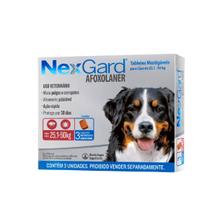 NexGard 136 mg para Cães de 25,1 a 50 Kg - 3 Tabletes