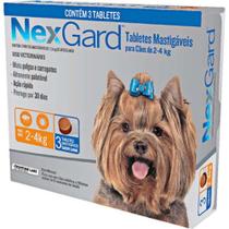 NexGard 2 a 4 Kg Antipulgas e Carrapatos 11,3 mg - 03 Comprimidos - BOEHRINGER INGELHEIM NexGard 2 a 4 Kg Antipulgas e Carrapatos 11,3 mg - 03 Comprimidos - BOEHRINGER INGELHEIM