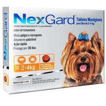 Nexgard 2 a 4kg - 3 comprimidos Nexgard 2 a 4kg - 3 comprimidos