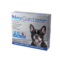 NexGard 28,3 mg - Cães de 4,1 a 10 Kg cx com 3 tabletes - Merial