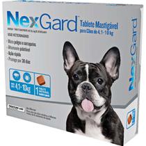 NexGard 28,3 mg para Cães de 4,1 a 10 Kg - 1 Tablete