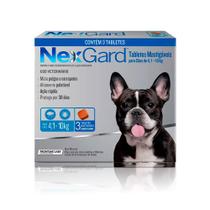 Nexgard 4 a 10kg 3 Comprimidos - Antipulgas e Carrapatos para Cães Nexgard 4 a 10kg 3 Comprimidos - Antipulgas e Carrapatos para Cães