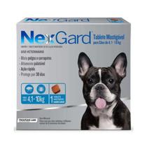 Nexgard 4,1kg a 10kg 3 tabletes