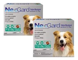 Nexgard Antipulgas Cães 10 a 25kg Combo 2 caixas - 3 Comprimidos cada- Boehringer Ingelheim