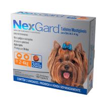 Nexgard Antipulgas E Carrapatos Cães 2 A 4kg C/3 Comprimidos