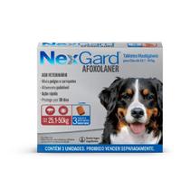 Nexgard Antipulgas E Carrapatos Cães 25 A 50kg 3 Comprimidos Nexgard Antipulgas E Carrapatos Cães 25 A 50kg 3 Comprimidos