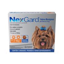 Nexgard Antipulgas E Carrapatos Cães 2kg A 4kg 3 Comprimidos Nexgard Antipulgas E Carrapatos Cães 2kg A 4kg 3 Comprimidos