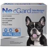 Nexgard Antipulgas E Carrapatos Cães 4,1 A 10kg C/3 Comp. - Boehringer Ingelheim
