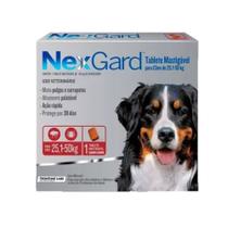 nexgard Antipulgas e Carrapatos Cães de 25 a 50kg - 1 Tablete