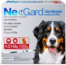 Nexgard Antipulgas E Carrapatos Caes De 25 A 50kg Caixa C/3unidade Nexgard Antipulgas E Carrapatos Caes De 25 A 50kg Caixa C/3unidade