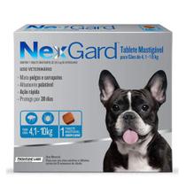 nexgard Antipulgas e Carrapatos Cães de 4 a 10kg - 1 Tablete