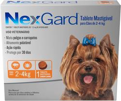 Nexgard Antipulgas e Carrapatos para Cachorros de 2 a 4kg