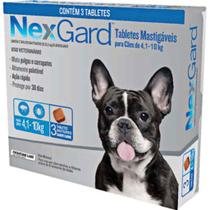 Nexgard antipulgas e carrapatos para cães de 4 a 10kg - 3 tabletes