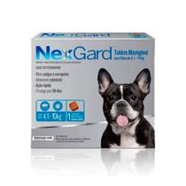 NexGard Antipulgas e Carrapatos para Cães de 4,1 a 10kg - Boehringer