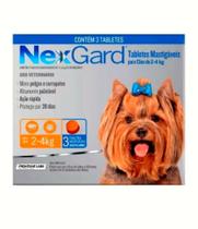 NexGard Antipulgas e Carrapatos para cão de 2kg a 4kg 3 comprimidos