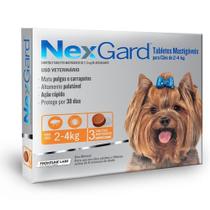 Nexgard c/ 3 comp para cães de 2 até 4kg