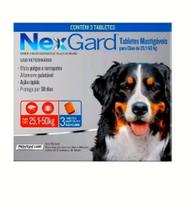 NexGard Cachorro 3 Doses 25 kg à 50 kg 3 Comprimidos