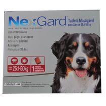 Nexgard Cães 25-50kg - Tablete Mastigável - Proteção P&C