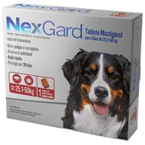 Nexgard cães 25,1kg a 50kg 1 tablete para pet cachorro