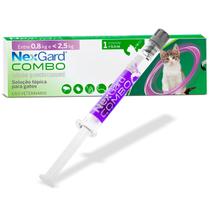 Nexgard Combo 1 Pipeta para Gatos Antipulgas Sarna Vermífugo 0,8 2,5kg