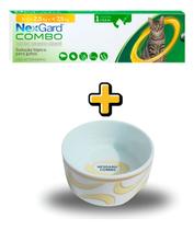Nexgard Gatos Pipeta Pulga Sarna Vermes Combo 2,5 A 7,5kg