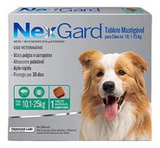 Nexgard original 1 Comprimido, de 10,1 a 25 Kg. antipulgas e carrapatos..