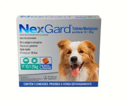 Nexgard Para Cães Cachorro Cadela De 10 A 25 Kg Antipulgas - 3 Tabletes