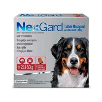 NexGard para Cães de 25 A 50 Kg 1 UNIDADE + 1 CAIXA VERMIFUGO VERMIVET